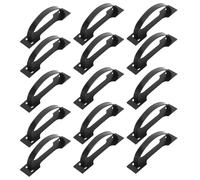 50 Pcs Maniglia Di Trasporto in Plastica Per Spostare Scatole Nera Portaoggetti