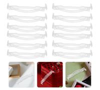 50 Pcs Maniglia Di Trasporto in Plastica Per Spostare Scatole Nera Portaoggetti