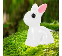 50 Pcs Mini Statua Di Coniglio Statuina Figurine Coniglietto Miniatura