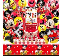 50 Pcs Minnie Decorazioni Compleanno, Minnie Palloncini, Kit Feste Minnie, Topolino Decorazioni Compleanno, Topolino Palloncini, Decorazione Mickey, Addobbi Mickey, Mickey Palloncini, Minnie Addobbi