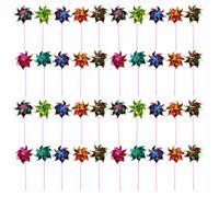50 Pcs Mulino A Vento Di Plastica Per Il Cortile Della Casa Colorato
