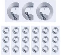 50 Pcs Ntag216, adesivi NFC Tag Sticker Ntag216, adesivi NFC, riscrivibili, NFC Stickers programmabili, memoria 888 byte per Apple iPhone iOS Android App per dispositivi abilitati NFC