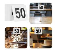 50 Pcs Numeri Per Tavoli Ristorante Scheda Numero Tabella Segni Del Della