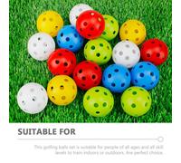50 Pcs Palline Da Golf Colorate Pratica Aiuto Per L'allenamento Del