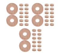 50 Pcs Piccole Ruote Di Legno Kit Giocattolo Per Auto in Macchinine