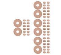 50 Pcs Piccole Ruote Di Legno Kit Giocattolo Per Auto in Macchinine