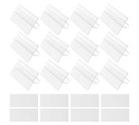 50 PCS Porta Etichette Versatili Trasparente Dell'etichetta