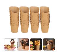 50 Pcs Porta Patatine Fritte Bicchieri Per Snack Coppe Da Dessert