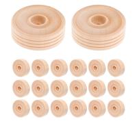 50 Pcs Ruote Piccole Artigianali Artigianato in Legno Non Finito