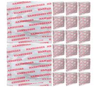 50 Pcs Sacca Da Caldo Alimentare Carta Imballaggio Per Hamburger