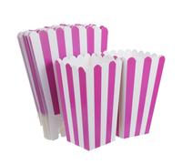 50 Pcs Scatola Di Popcorn Strisce Secchio Pollo Fritto Porta Bomboniere