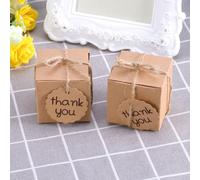 50 Pcs Scatoline Per Caramelle Scatole Bomboniere BOKES Di Carta