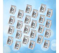 50 Pcs Staffa Angolare in Alluminio Connettore Del Profilo Di Estrusione