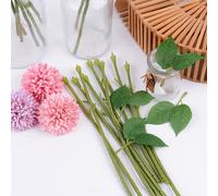 50 Pcs Steli Floreali Gambo Floreale Filo Mazzo Di Fiori Artificiali