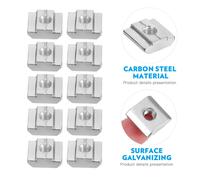 50 PCS T-block dado per profilo in alluminio 30 serie M5 dado in acciaio al