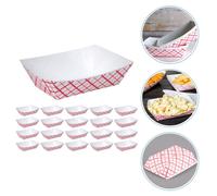 50 Pcs Vaschette Per Alimenti Vassoio Compatto Piatto Di Snack Diviso