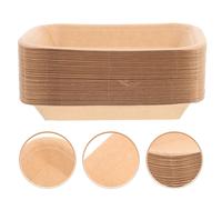 50 Pcs Vassoio Snack Vaschette Per Alimenti Di Carta Servire Il Cibo