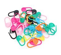 50 pennarelli colorati riutilizzabili in plastica per punto all'uncinetto, strumento per la linea del maglione, design colorato e durevole