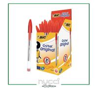 Penna a sfera BIC Cristal M 1 mm blu Conf. 50 pezzi - 8373609