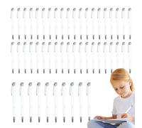 50 penne per autografo, 50 penne in metallo - Elegante penna multifunzione con clip d'argento per matrimoni uso quotidiano scuola casa studenti professionisti ed élite aziendali