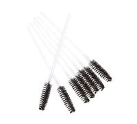 50 pennelli usa e getta per mascara, applicatore per mascara, pennello cosmetico per occhi, pennello per trucco, nero + bianco, durevole e utile, trattamento intelligente