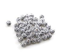 50 perline colorate in legno per realizzare collane, accessori per gioielli, portachiavi, fascino, 16 mm, perline per la creazione di gioielli per bambini e ciondoli in pietra per adulti piccole e