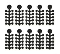 50 perline di arresto per amo alla carpa e 20 picchetti a vite per applicazioni di pesca CHOD Rig Ronnie Rig (D)