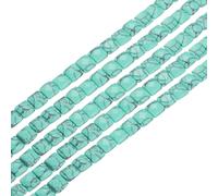 50 Perline In Pietra Naturale, 8mm Pietre Turchesi, Blu