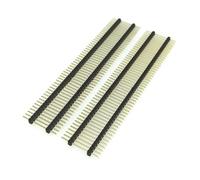 50 pezzi 1,27 mm 1x50P Pin extra lunghi L11-15-20-27 mm Connettore maschio a fila singola dritto doppio in plastica for scheda PCB(L23mm)