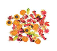 50 pezzi 1,3-3 cm Zucca/Tacchino/Acero/Mais Pigne Bottoni in legno misti per vestiti fatti a mano Scrapbooking Cucito Decorativo C4130-Misto-Vedi immagine