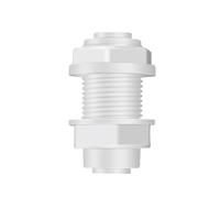 50 pezzi 1/4" raccordo for acqua dritto passaparete 6,5 mm giunto assicella tubo POM connettore tubo PE parti filtro acqua