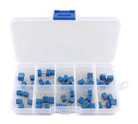 , 50 Pezzi, 10 Da 100 Ohm a 1 M Ohm 3362 Trimmer, Potenziometro, Kit Assortito C