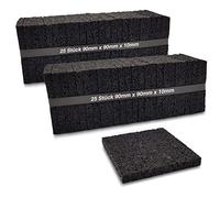 50 pezzi 10 mm terrassenpad, terrassenpads, granulato di gomma, TERRAZZAMENTI.