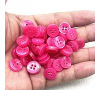 50 pezzi 11,5 mm Bottoni in resina a forma di occhio di gatto Pearllight Bottoni a quattro occhi Decorazione per matrimoni Accessori per cucire fatti a mano-09