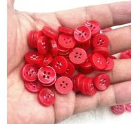 50 pezzi 11,5 mm Bottoni in resina a forma di occhio di gatto Pearllight Bottoni a quattro occhi Decorazione per matrimoni Accessori per cucire fatti a mano-03