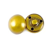 50 pezzi 15-25 mm bottoni rotondi in metallo vintage per giacche, camicie, cappotti, decorazioni fai da te e cucito,Bronzo,18 millimetri