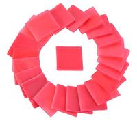 50 Pezzi 2 x 2 cm Colla per Pittura Diamante Fai Da Te Punto Croce Argilla Pittorica, Rosso