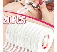 50 pezzi/20 pezzi/10 pezzi/5 pezzi/1 pezzo Nastro per ciglia in tessuto non tessuto traspirante a micropori da 4 mm, nastro adesivo delicato per sollevamento delle palpebre, adatto per extension cigli