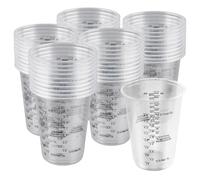 50 Pezzi 240 Ml Tazza Di Misurazione Della Vernice, Tazza Di Misurazione Graduata Plastica, Misurino In Resina Epossidica Bicchiere Di Miscelazione Per Vernici