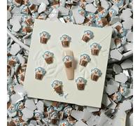 50 pezzi 3D carini ciondoli in resina a forma di carota per nail art, a forma di coniglio, serpente, pera, decorazioni per nail art fai da te, forcine per unghie, accessori *-Duck