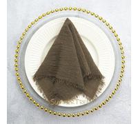 50 Pezzi 42x42 cm Tovaglioli di Stoffa Tovaglioli di Garza di Puro Cotone Fazzoletti Garza Vintage Picnic Festa Matrimonio Decorazione da tavola