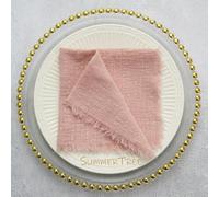 50 Pezzi 42x42 cm Tovaglioli di Stoffa Tovaglioli di Garza di Puro Cotone Fazzoletti Garza Vintage Picnic Festa Matrimonio Decorazione da tavola
