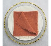 50 Pezzi 42x42 cm Tovaglioli di Stoffa Tovaglioli di Garza di Puro Cotone Fazzoletti Garza Vintage Picnic Festa Matrimonio Decorazione da tavola