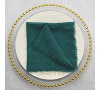 50 Pezzi 42x42 cm Tovaglioli di Stoffa Tovaglioli di Garza di Puro Cotone Fazzoletti Garza Vintage Picnic Festa Matrimonio Decorazione da tavola