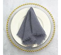 50 Pezzi 42x42 cm Tovaglioli di Stoffa Tovaglioli di Garza di Puro Cotone Fazzoletti Garza Vintage Picnic Festa Matrimonio Decorazione da tavola