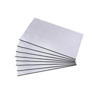50 Pezzi 5 Mm Auto Furgone Cofano Ridurre Vibrazioni Silenzioso Tappetino Fonoassorbente Butilico Automobilistico Materiali Smorzamento Rumore insonorizzanti