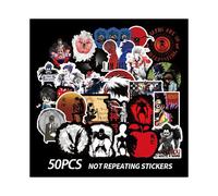 (50 pezzi) 50 adesivi Death Note per bici fai da te, decalcomanie per laptop