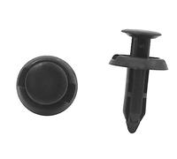 50 pezzi 6 mm diametro foro plastica fissaggio pannello porta clip tipo push rivetto fermo paraurti pin, confezione da 50