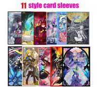 50 pezzi 63*90mm Buste protettive per carte di stile vario, buste per carte anime per YGO, carte da gioco/carte da collezione, buste protettive per carte da gioco da tavolo a tema cartoni animati, il