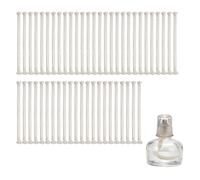 50 Pezzi 6mm Stoppino di Ricambio per Lampade ad Olio, Stoppini per Lampade ad Olio e Candele, Stoppino in Cotone Intrecciato 6 mm, Sostituzione per Lampade a Olio, Torce e Bruciatori